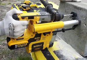 Dewalt D25303DH Automatic Dust Extraction Unit & DWH079D Dust Box Evacuator