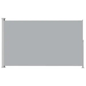 Berkfield Patio Retractable Side Awning 200x300 cm Grey