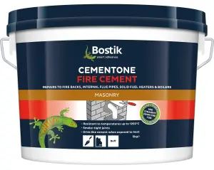 Bostik Cementone Buff Fire cement, 5kg Tub