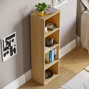 Gerardi Standard Bookcase Oak / 106 cm H x 32 cm W