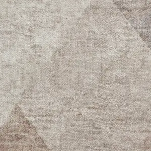 Grey Silver Geometric 5mm Thick Rug, Stain-Resistant Modern Rug for Bedroom, Living Room, & Dining Room-122cm X 170cm