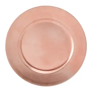 Maison by Premier 33cm Dia Rose Gold Charger Plate