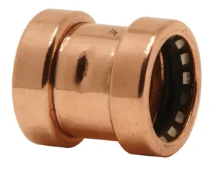 Pegler Yorkshire Tectite Copper Straight Connector (Dia)15mm (L)35mm