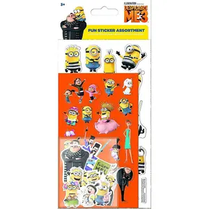 Despicable Me 3 orted Designs Sticker Set Multicoloured (One Size)