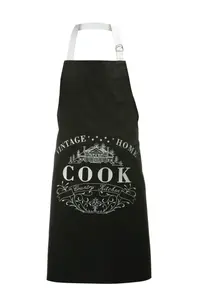 Maison by Premier Vintage Home Black Apron