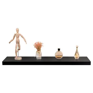 Gauti 2 Piece Floating Shelf (Set of 2) Black / 3.8cm H x 60cm W x 22.9cm D