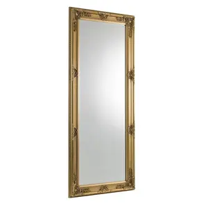 Vigue Wood Flat Floor Mirror