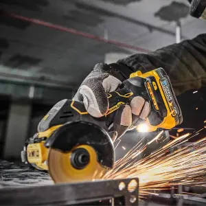 Dewalt DCS438NT 18v XR Brushless Cut Off Circular Saw 76mm Tstak + Guard + Discs