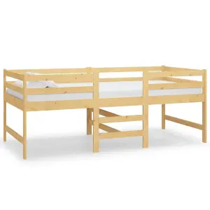 Berkfield Bed Frame 90x200 cm Solid Wood Pine