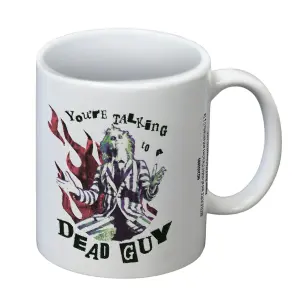 Beetlejuice Youre Talking To The Dead Guy Mug White (One Size)