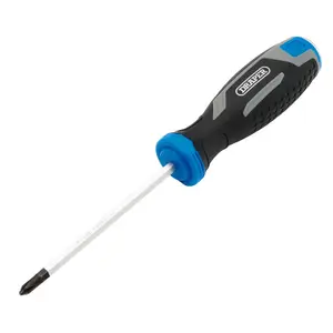 Draper Pound Thru Phillips Soft Grip Screwdriver, PH1 x 100mm 13443