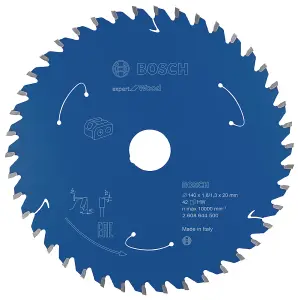 Bosch Professional Expert Circular Saw Blade for Cordless Saws - Wood, 140x1.8/1.3x20 T42