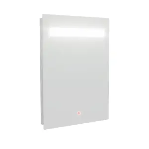 Nes Home 500mm x 700mm Bar LED Straight Corner Bathroom Mirror