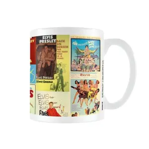 Elvis Presley Mug White/Multicoloured (One Size)