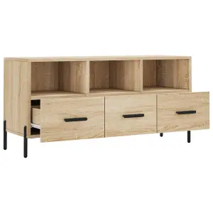 Berkfield TV Cabinet Sonoma Oak 102x36x50 cm Engineered Wood