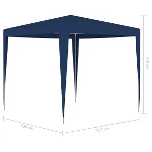 Berkfield Party Tent 2.5x2.5 m Blue