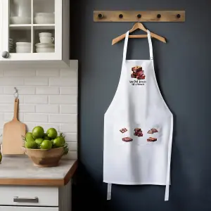 Purely Home Food Pun Novelty Kitchen Apron - Cooking & Baking Gift - Frownie Brownie