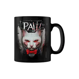 Horror Cats Paw Ceramic Mug Black (One Size)