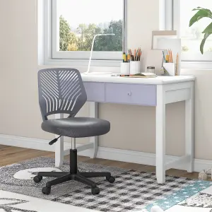 COSTWAY Kids Mesh Computer Chair Ergonomic Desk Chair