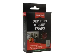 Rentokil BB01 Bed Bug Killer Poison Free Safe Bug Traps Twin Pack RKLBB01