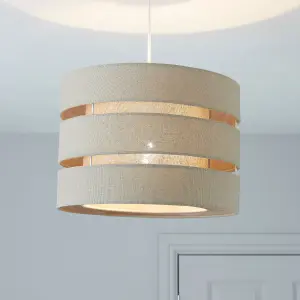 Trio Taupe Pendant Light shade (D)35cm