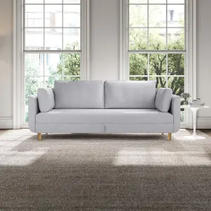 Sorrento Pocket Rest Powder Blue Sofa Bed