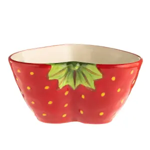 Typhoon World Foods Set of 4 Strawberry Bowl 12cm