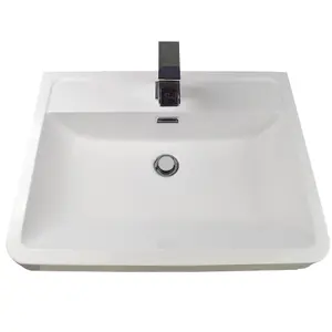 Nes Home Merton 600mm Freestanding Basin Vanity Unit Dark Grey