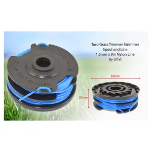 Toro Grass Strimmer Trimmer Spool and Dual Line 1.6mm x 9m by Ufixt