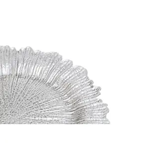 Maison by Premier Dia Silver Finish Reef Charger Plate