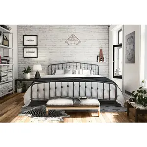 Holland Bed Frame Grey / Kingsize (5')