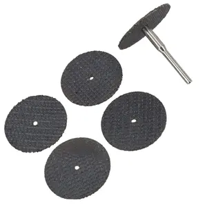 6pc Rotary Tool Resin Cutting Trimming Disc Set 31mm Diameter 3.17mm Mandrel