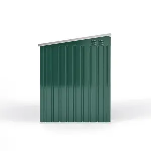 7 x 3 ft Metal Garden Bike Bicycle Storage Shed Bike Store Outdoor Tool Bike Storage Green