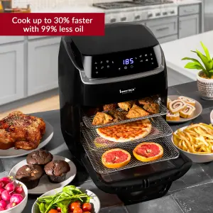 Innoteck 12L Digital Air Fryer Oven with Rotisserie