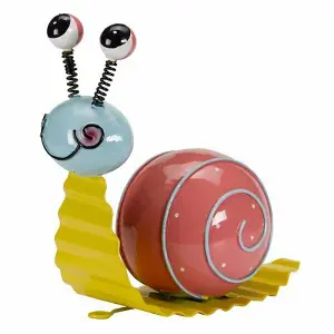 nazee Snail Large Cute Bright Decorative Indoor Or Outdoor Garden Wall Art