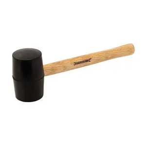 Silverline (HA72) Black Rubber Mallet 16oz (454g)