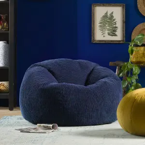 icon™ Large Bean Bag Chair adult - Kingston, Navy