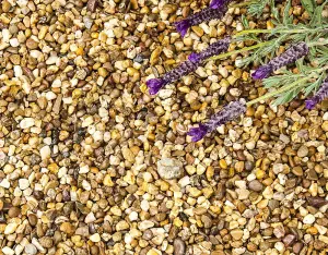 Amber Shingle Gravel 10mm - 50 Bags (1000kg)