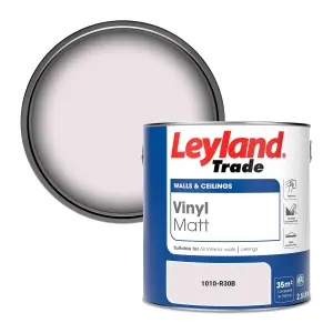 Leyland Trade Vinyl Matt Walls & Ceilings Emulsion Paint (1010-R30B) 2.5L