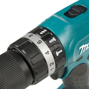 Makita 18V Li-ion Brushed Cordless Combi drill (2 x 3Ah) - DHP453SFE