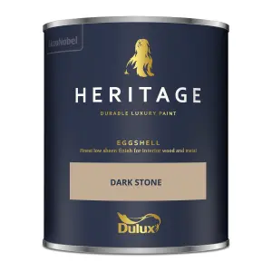 Dulux Trade Heritage Dark Stone Eggshell Wall paint, 750ml