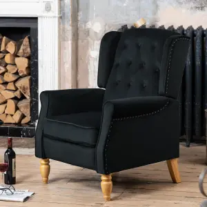 Annapoli Recliner Armchair - Black