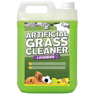 Artificial Grass Cleaner 5L - Lavender - Safe Astro Turf Garden Lawn Cat Dog Pet Deodoriser