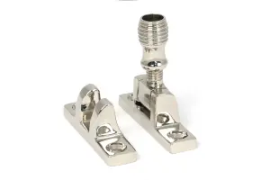 Beehive Brighton Fastener - Narrow (Square) - Polished Nickel