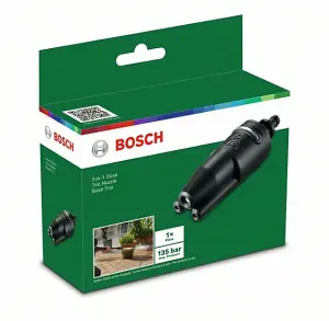 BOSCH 3-in-1 Nozzle (To Fit: Bosch AQT, EasyAquatak & UniversalAquatak Pressure Washer Models Listed Below)