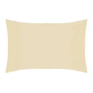 Belledorm Easycare Percale Housewife Pillowcase Cream (One Size)