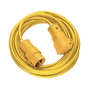 Brennenstuhl Extension Cable CEE 110V 14m Yellow H05VV-F 3G2.5 Heavy Duty 2.5mm