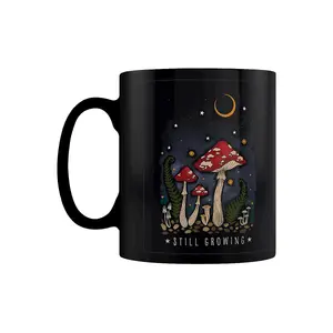 Magical Mushrooms Still Growing Mug Black/Beige/Red (One Size)