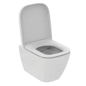 Ideal Standard i.life S White Wall hung Square Toilet with Soft close seat & Concealed cistern