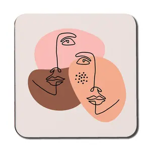 Dragna Square 6 Piece Coaster Set (Set of 6)